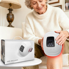 Smart Knee Massager Red Light Vibration Warm Compress EMS Pulse and Airbag Pressure