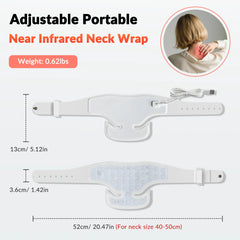 ZJZK Red Light Therapy Devices for the Neck LED Therapy Ease Muscle Tension