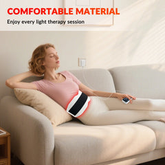 ZJZK Red Light Therapy Belt for Body Pain Relief, Silicone Red Light Panel with 660nm 850nm 940nm for Joint, Muscle, Waist, and Back, Deep Therapy Pad for Home Use, Perfect Gift for Parents, Family, Friends, and Partners