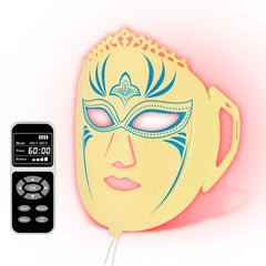 ZJZK Red Light Therapy Face Mask, Colorful Silicone Phototherapy for Facial Care