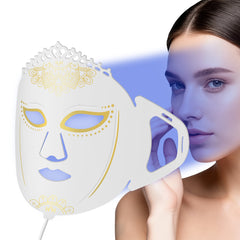 ZJZK Red Light Therapy Face Mask, Colorful Silicone Phototherapy for Facial Care