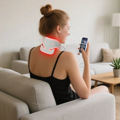 ZJZK Red Light Therapy Devices for the Neck LED Therapy Ease Muscle Tension